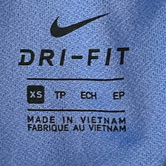 Nike Dri Fit Blue Yellow Running Shorts Sporty Lined Active XS - Picture 8 of 10